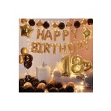 Bkmc Gold Lüks Yaş Happy Bırthday Doğum Günü Parti Süsü bmcNM780