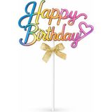 Bkmc Happy Birthday Pasta Süsü Pleksi – Iyi Ki Doğdun Pasta Üstü Yazı - Çok Renkli