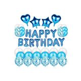 Bkmc Mavi Happy Birthday Folyo Balon Parti Süslemeleri Doğum Günü Parti Süsü bmcNM444
