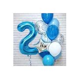 Bkmc Mavi Yaş Balon Doğum Günü Parti Süsü bmcNM855
