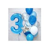 Bkmc Mavi Yaş Balon Doğum Günü Parti Süsü bmcNM856