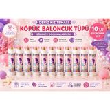 Bkmc Party Deniz Kızı Temalı Köpük Baloncuk Tüpü 3'lü / 5'li / 10'lu Set Doğum Günü Parti Hediyeliği Bubble Oyuncağı - Mavi - 10 ADET