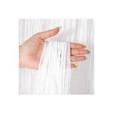 Bkmc Pastel Makaron Beyaz Renk Arka Fon Parti Perdesi Kapı Perdesi 100x200cm