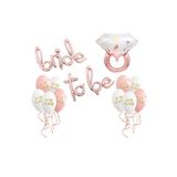 Bkmc RoseGold Bride To Be Konsepti Balon Seti rosegold bmcNM104