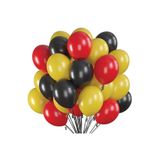 Bkmc Sarı Kırmızı Siyah Renkli Pastel Balon 30 adewt