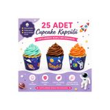 Bkmc Temalı Desenli Cupcake Kapsülü 25’li – Şık Parti Muffin Kağıdı