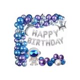 Bkmc Uzay Temalı Doğum Günü Parti Süsü Lüks Balon Set bmcNM407