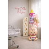 Bkmc Yeni Doğan Karşılama Baby Shower Hastane Oda Süsleme Kız Bebek Balon Demeti Süsleme Seti