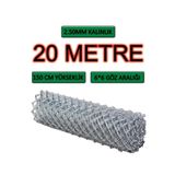 BKN Tel Örgü 2.5mm Kalınlık 6*6 Göz (1.5M*20M) Helezon Tel Örgü Bahçe Teli Çit Teli Galvanizli Tel Örgü