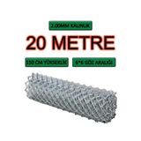 Bkn Tel Örgü 2Mm Kalınlık - 6*6 Göz - (1.5M*20M) Helezon Tel Örgü Bahçe Teli Çit Teli Galvanizli Tel Örgü