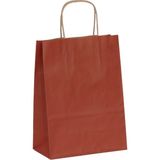 Bkr Kraft Kağıt Çanta Bordo 25X12X31 cm 25 Adet