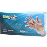 Bkr Kutulu Tek Kullanımlık Şeffaf Eldiven 500 Lü - Beyaz