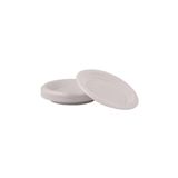 BKR Tabak Plastik 19,5 Cm 100 Adet Beyaz