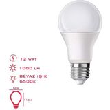 BKS Leva Ampul LED 12W Beyaz Isık E27 LV-2947 - 1 - 10 W