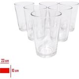 BKS Rayan Cam Su Bardagı 6 Lı Sola - Renkli - 100 ml