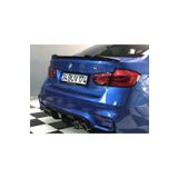 bkstuningshop BMW F30 M3 Arka Tampon Difüzörü (3 Parça, Parlak Siyah, 2012-)
