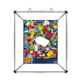 bk&tk design Alüminyum 50x70 cm Poster Streç Gergi Reklam Çerçevesi- İlan Panosu Okul Panosu Resim Poster Panosu
