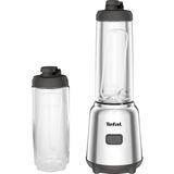 BL15FD Mix ve Move Mini Blender, 300 Watt, 2 Şişe To-Go Premium Tritan, Kompakt Tasarım, Kolay Temizlenir, Çıkarılabilir Bıçaklar, Tek Düğmeyle Kullanım, Gümüş/gri - Ahşap - Beyaz