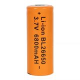 Bl26650 3.7V 6800 Mah Lithium Li-İon Şarjlı Pil