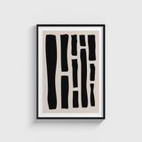 Black 2 Tablo Çerçeveli Poster Duvar Dekorasyonu - 21 x 30 - Siyah Çerçeveli