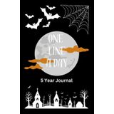 BLACK AESTHETICS ONE LINE A DAY , HARDCOVER JOURNAL, LINED (5.5 x 8.5 Inch.) 372 PAGES