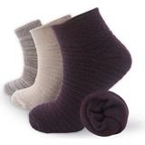 Black Arden Socks 3 Çift Bordo Bej Sütlü Kahve Renkli Kadın Havlu Bölgesel Patik Çorap - 36 - 40 - Karışık