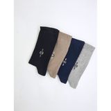 Black Arden Socks Pamuklu 4'lü Erkek Uzun Çorap BT-0060 - 40 - 44 - Renkli