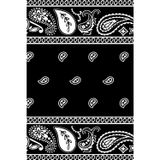 Black Bandana Notebook -200 Lined Pages