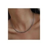Black Beads Accessory Yanardöner Kum Boncuk Choker Kolye