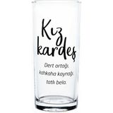 Black Bonds Kız Kardeş Baskılı Rakı Bardağı Tekli