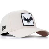 Black Börk V1 Baseball Kartal - 4Bs Kod Logolu Unisex Bej Şapka (Cap)
