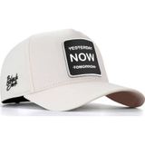 Black Börk V1 Baseball Yesterday Now Tomorrow - 1Sb Kod Logolu Unisex Bej Şapka (Cap)