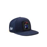 Black Börk V1 Hip Hop Kids Aslan Logolu Lacivert Çocuk Şapka