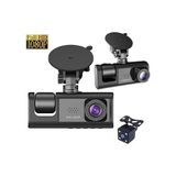 Black Box 3 Kameralı Araç İçi Kayıt Kamerası Seti | 1080P Full HD Ön, Arka ve Kabin İçi Kayıt, G-Sensörlü & 2.0 inç IPS Ekranlı Trafik Kamerası