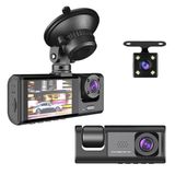 Black Box CR52 Full HD 1080P WiFi Araç Kamerası - 3 Kameralı (Ön, Kabin İçi, Arka), 2.0 Inç Ekran, Park Takibi ve G-Sensor Desteği