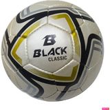 Black Classic No 5 Profesyonel 32 Panel Futbol Topu Sert Zemin Için Özel Üretim Maç Topu 442 gr - Beyaz - Siyah