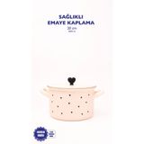Black Cupid Emaye 20Cm Tencere- 3 Litre