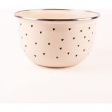 Black Cupid Emaye Karıştırma ve Salata Kabı 24CM 4 Litre (Ocağa Da Koyulabilir)