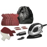 Black & Decker BEW230SBCK-QS Silver Series 55W Mouse Detay Zımpara Makinesi ve Aksesuar Seti