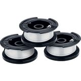 Black & Decker Black+Decker Black And Decker AF-100-3ZP 9,12 M 0,24 cm Çizgi Şerit Düzeltici Yedek Makara, 3'lü Paket - 3 Adet - Siyah