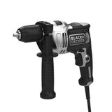 Black & Decker Silver Series BEH71A40SK-QS 710 W Kablolu Darbeli Matkap + ACC (10 adet matkap ucu + 15 adet dübel and +15 adet vida, Şarj Aleti) Kitbox