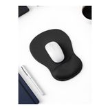 BLACK DEER Bilek Destekli Mouse Pad Kaymaz Taban Siyah Mouse Pad , Ofis , Oyuncu Mouse Pad