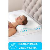 BLACK DEER Ortopedik Rahat Memory Foam Yüksek Boyun Destekli Visco Yastık