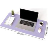 Black Deer PU Deri Mouse Pad Dikişli Kenar Çift Yönlü Kullanım Masa Matı Sümen 90X40 Xl Lila - Mor