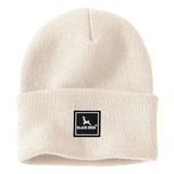 Black Deer Unisex Kışlık Bere Şapka Düz Logolu Yumuşak Triko Basic Akrilik Beanie Bej