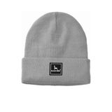 Black Deer Unisex Kışlık Bere Şapka Düz Logolu Yumuşak Triko Basic Akrilik Beanie Gri