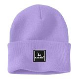 Black Deer Unisex Kışlık Bere Şapka Düz Logolu Yumuşak Triko Basic Akrilik Beanie Lila
