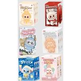BLACK DİAMOND PLUSH TOY Mükemmel 6’lı karışık set Stitch,cola labubu,Crybaby,hevaseat,macaron,Energy
