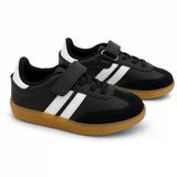 Black Flex Cırtlı Çocuk Sneaker Ayakkabı 26-30 Siyah
