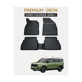 Black Gold Ford Tourneo Courier 2024 Ve Sonrası 3D Havuzlu Oto Paspas Premium